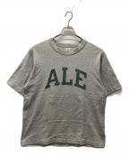 BLURHMSブラームス）の古着「Cotton Rayon 88/12 Print Tee」｜グレー