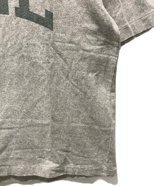BLURHMS（ブラームス）BLURHMS (ブラームス) Cotton Rayon 88/12 Print Tee グレーの古着・服飾アイテム