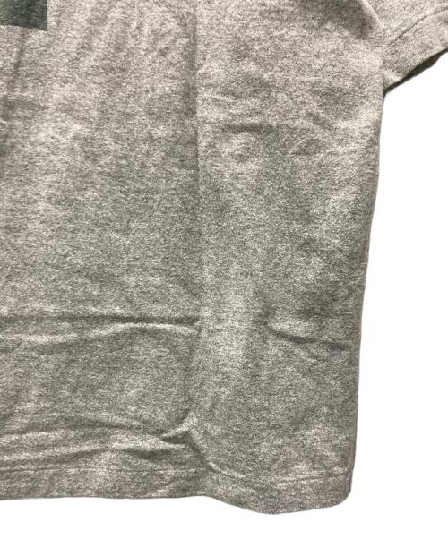 BLURHMS（ブラームス）BLURHMS (ブラームス) Cotton Rayon 88/12 Print Tee グレーの古着・服飾アイテム