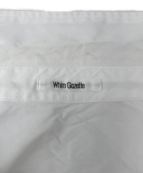 Whim Gazette（ウィムガゼット）Whim Gazette (ウィムガゼット) THOMAS MASON (トーマスメイソン) 15th Anniversary ピンタックシャツ ホワイト サイズ:Fの古着・服飾アイテム