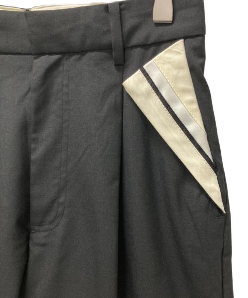 MAISON SPECIAL（メゾンスペシャル）MAISON SPECIAL (メゾンスペシャル) Center Crease Straight Pants ブラック サイズ:36の古着・服飾アイテム