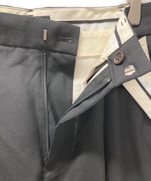 MAISON SPECIAL（メゾンスペシャル）MAISON SPECIAL (メゾンスペシャル) Center Crease Straight Pants ブラック サイズ:36の古着・服飾アイテム