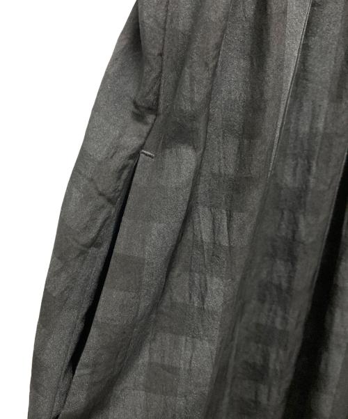 whyto.（ホワイト）whyto. (ホワイト) ギンガムチェック タックプリーツ ドレス ブラック サイズ:36の古着・服飾アイテム