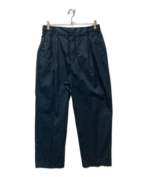 WHITE MOUNTAINEERING（ホワイトマウンテ二アニング）WHITE MOUNTAINEERING (ホワイトマウンテ二アニング) TUCKED WIDE PANTS ネイビー サイズ:2の古着・服飾アイテム