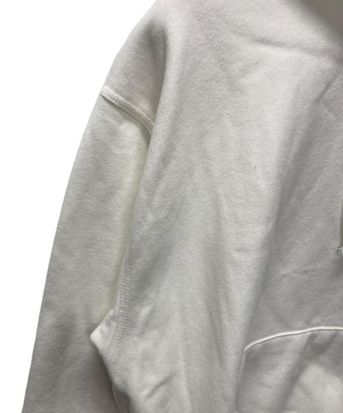 stussy（ステューシー）stussy (ステューシー) プルオーバーパーカー ホワイト サイズ:Lの古着・服飾アイテム