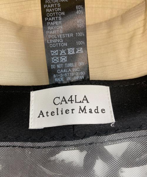 CA4LA（カシラ）CA4LA (カシラ) ORLAYA2/バケットハット アイボリー×ブラックの古着・服飾アイテム