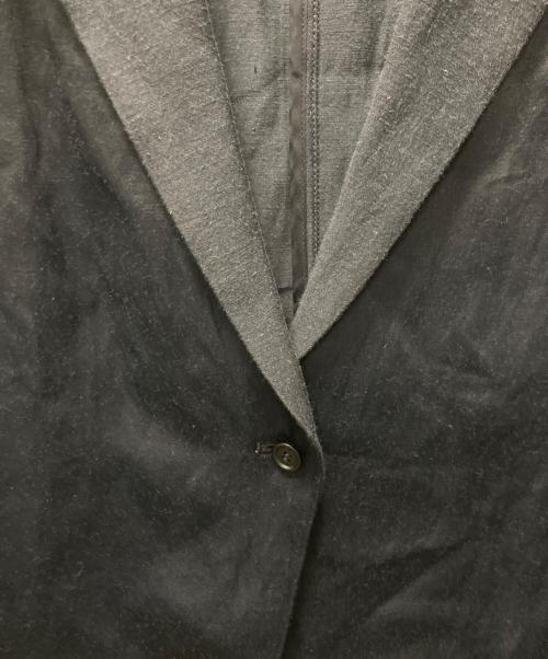 DES PRES（デ プレ）DES PRES (デ プレ) ソフトサテン ハーフスリーブジャケット ブラック サイズ:Fの古着・服飾アイテム