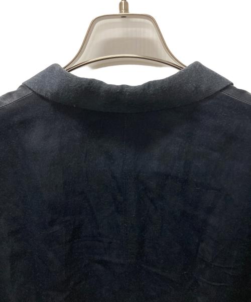 DES PRES（デ プレ）DES PRES (デ プレ) ソフトサテン ハーフスリーブジャケット ブラック サイズ:Fの古着・服飾アイテム