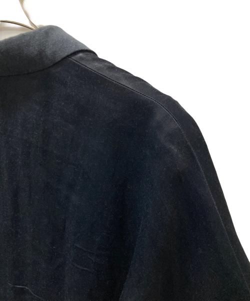 DES PRES（デ プレ）DES PRES (デ プレ) ソフトサテン ハーフスリーブジャケット ブラック サイズ:Fの古着・服飾アイテム