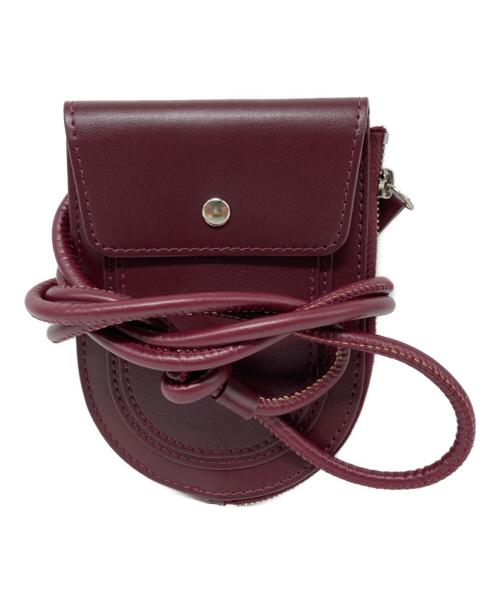 ajew（エジュー）ajew (エジュー) Function wallet case ボルドーの古着・服飾アイテム