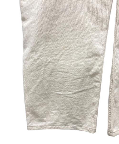 Maison Margiela（メゾンマルジェラ）Maison Margiela (メゾンマルジェラ) スラッシュディテールカットオフデニムパンツ ホワイト サイズ:36の古着・服飾アイテム