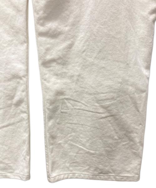 Maison Margiela（メゾンマルジェラ）Maison Margiela (メゾンマルジェラ) スラッシュディテールカットオフデニムパンツ ホワイト サイズ:36の古着・服飾アイテム
