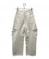 Maison Margiela (メゾンマルジェラ) スラッシュディテールカットオフデニムパンツ ホワイト サイズ:36：35000円
