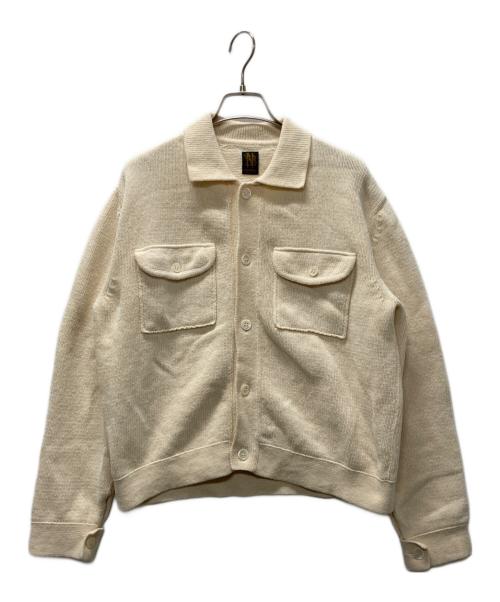 BATONER（バトナ―）BATONER (バトナ―) SUMMER CORDUROY CARDIGAN アイボリー サイズ:2の古着・服飾アイテム
