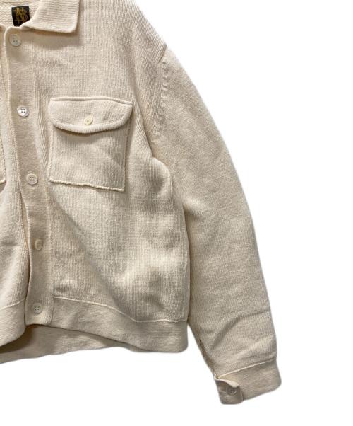 BATONER（バトナ―）BATONER (バトナ―) SUMMER CORDUROY CARDIGAN アイボリー サイズ:2の古着・服飾アイテム