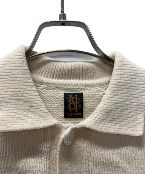BATONER（バトナ―）BATONER (バトナ―) SUMMER CORDUROY CARDIGAN アイボリー サイズ:2の古着・服飾アイテム