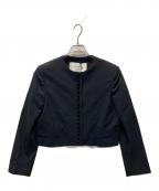 l'heritage martiniqueレリタージュ マルティニーク）の古着「T/W 2WAYストレッチクルーネックジャケット」｜ネイビー