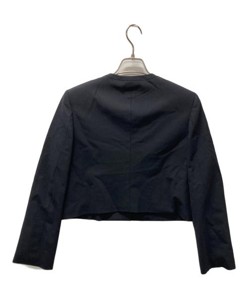 l'heritage martinique（レリタージュ マルティニーク）l'heritage martinique (レリタージュ マルティニーク) T/W 2WAYストレッチクルーネックジャケット ネイビー サイズ:記載なし 未使用品の古着・服飾アイテム