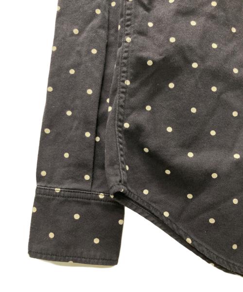 Saint Laurent Paris（サンローランパリ）Saint Laurent Paris (サンローランパリ) ドットウエスタンシャツ ネイビー サイズ:XSの古着・服飾アイテム