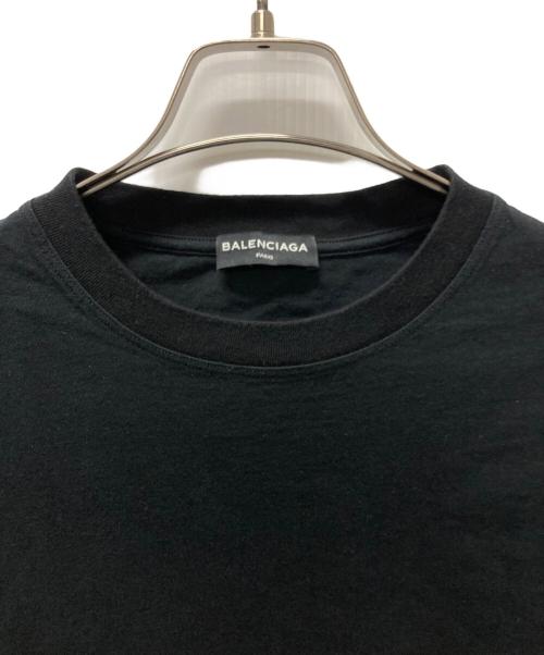 BALENCIAGA（バレンシアガ）BALENCIAGA (バレンシアガ) バックロゴTシャツ ブラック サイズ:Mの古着・服飾アイテム