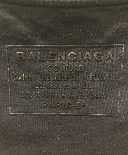 BALENCIAGA（バレンシアガ）BALENCIAGA (バレンシアガ) バックロゴTシャツ ブラック サイズ:Mの古着・服飾アイテム