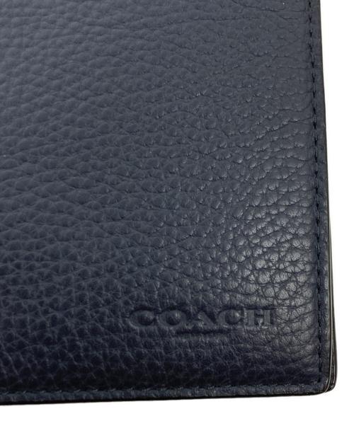COACH（コーチ）COACH (コーチ) ブレスト ポケット ウォレット/長財布 ネイビーの古着・服飾アイテム