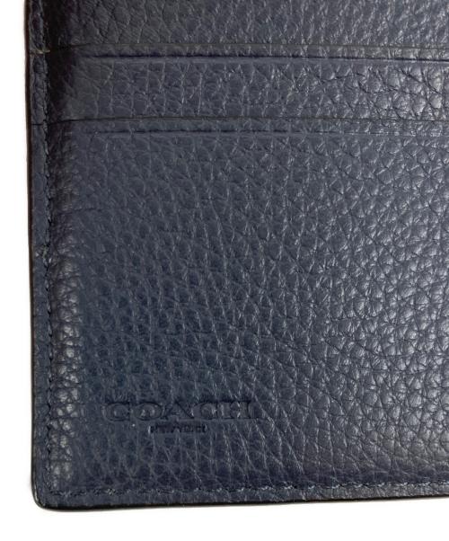 COACH（コーチ）COACH (コーチ) ブレスト ポケット ウォレット/長財布 ネイビーの古着・服飾アイテム