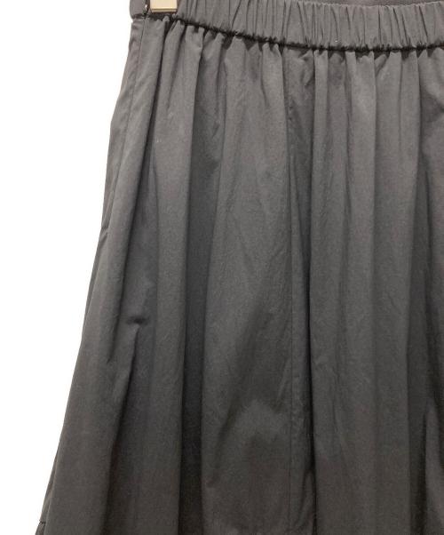 allureville（アルアバイル）allureville (アルアバイル) バイヤス切替ギャザースカート ブラック サイズ:Sの古着・服飾アイテム