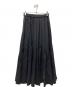 allureville (アルアバイル) バイヤス切替ギャザースカート ブラック サイズ:S：10000円