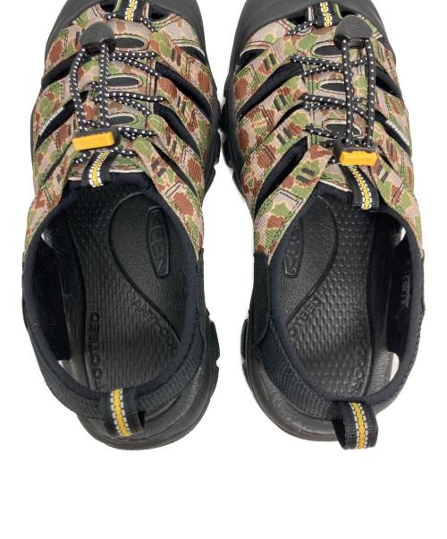 KEEN（キーン）KEEN (キーン) NEWPORT RETRO ブラック×グリーン サイズ:27cmの古着・服飾アイテム