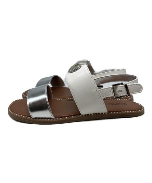 MICHAEL KORS（マイケルコース）MICHAEL KORS (マイケルコース) JAGGER MAXSON ホワイト×ブラウン サイズ:23 未使用品の古着・服飾アイテム
