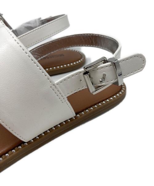 MICHAEL KORS（マイケルコース）MICHAEL KORS (マイケルコース) JAGGER MAXSON ホワイト×ブラウン サイズ:23 未使用品の古着・服飾アイテム