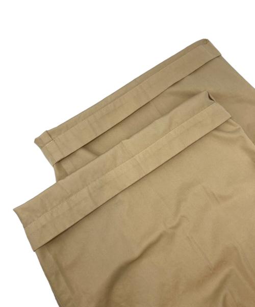BRILL（ブリル）BRILL (ブリル) コットンタックワイドパンツ イエロー サイズ:36の古着・服飾アイテム