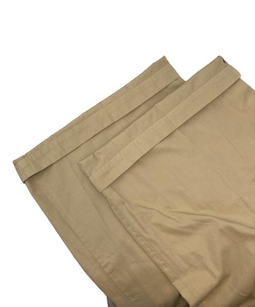 BRILL（ブリル）BRILL (ブリル) コットンタックワイドパンツ イエロー サイズ:36の古着・服飾アイテム