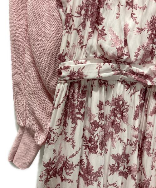 Snidel（スナイデル）Snidel (スナイデル) アメスリワンピース×ボレロカーデセット ピンク サイズ:1の古着・服飾アイテム