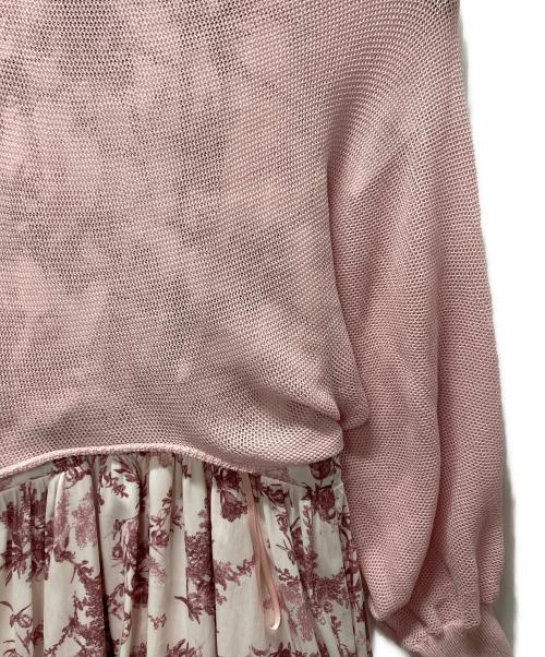 Snidel（スナイデル）Snidel (スナイデル) アメスリワンピース×ボレロカーデセット ピンク サイズ:1の古着・服飾アイテム
