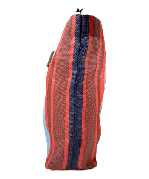 MARNI（マルニ）MARNI (マルニ) フラワーカフェ トートバッグ スカイブルー×レッドの古着・服飾アイテム