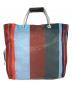 MARNI (マルニ) フラワーカフェ トートバッグ スカイブルー×レッド：8000円