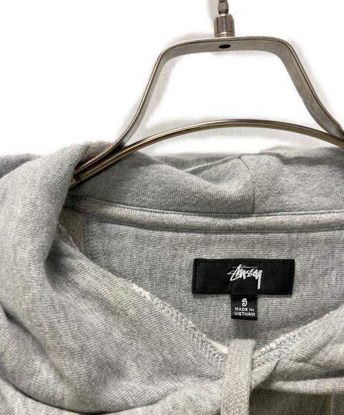 stussy（ステューシー）stussy (ステューシー) 刺繍ロゴパーカー グレー サイズ:Sの古着・服飾アイテム