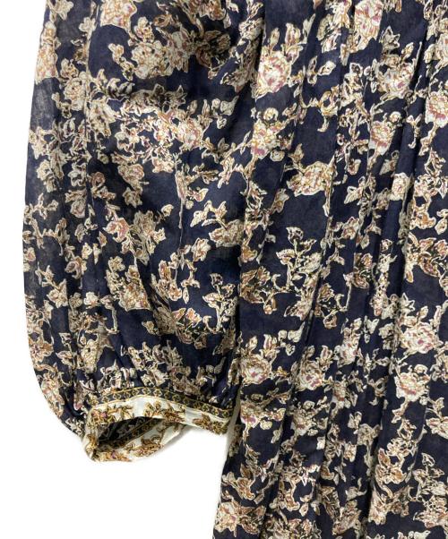 ISABEL MARANT ETOILE（イザベルマランエトワール）ISABEL MARANT ETOILE (イザベルマランエトワール) VIRGINIEL コットンフラワープリントワンピース ネイビー サイズ:36の古着・服飾アイテム
