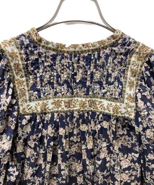 ISABEL MARANT ETOILE（イザベルマランエトワール）ISABEL MARANT ETOILE (イザベルマランエトワール) VIRGINIEL コットンフラワープリントワンピース ネイビー サイズ:36の古着・服飾アイテム