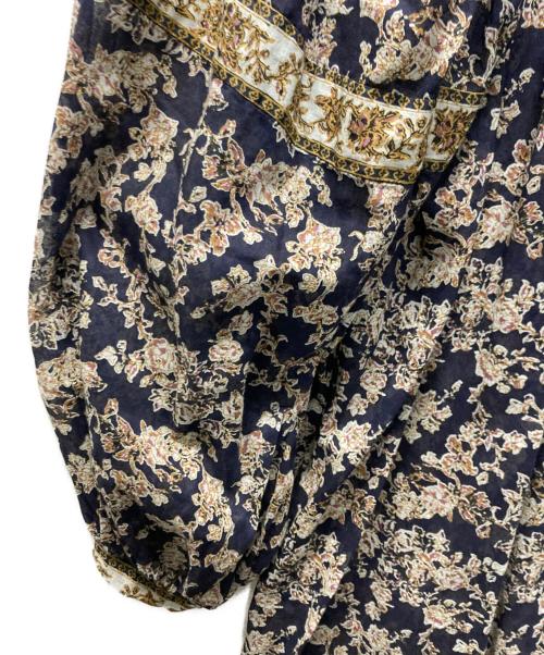ISABEL MARANT ETOILE（イザベルマランエトワール）ISABEL MARANT ETOILE (イザベルマランエトワール) VIRGINIEL コットンフラワープリントワンピース ネイビー サイズ:36の古着・服飾アイテム