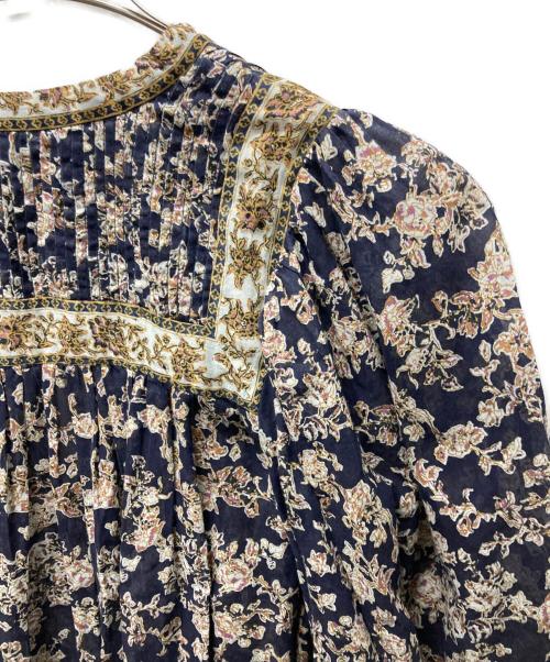 ISABEL MARANT ETOILE（イザベルマランエトワール）ISABEL MARANT ETOILE (イザベルマランエトワール) VIRGINIEL コットンフラワープリントワンピース ネイビー サイズ:36の古着・服飾アイテム