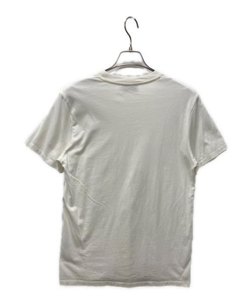 maison kitsune（メゾンキツネ）MAISON KITSUNE (メゾンキツネ) DOUBLE FOX HEAD PATCH Tシャツ ホワイト サイズ:Sの古着・服飾アイテム