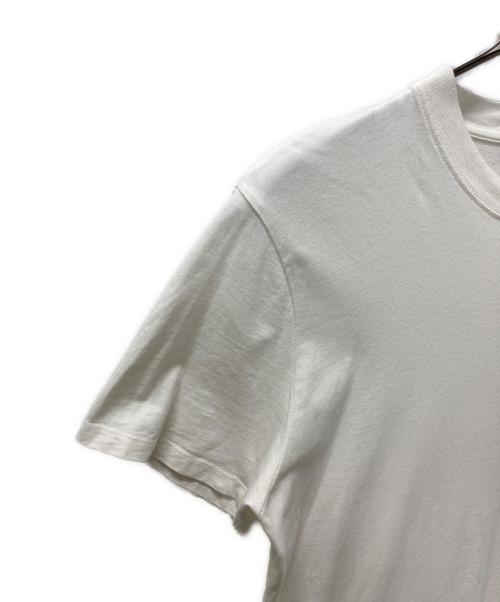 maison kitsune（メゾンキツネ）MAISON KITSUNE (メゾンキツネ) DOUBLE FOX HEAD PATCH Tシャツ ホワイト サイズ:Sの古着・服飾アイテム