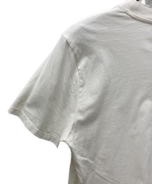maison kitsune（メゾンキツネ）MAISON KITSUNE (メゾンキツネ) DOUBLE FOX HEAD PATCH Tシャツ ホワイト サイズ:Sの古着・服飾アイテム