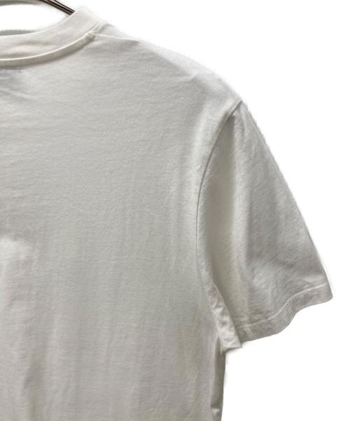 maison kitsune（メゾンキツネ）MAISON KITSUNE (メゾンキツネ) DOUBLE FOX HEAD PATCH Tシャツ ホワイト サイズ:Sの古着・服飾アイテム