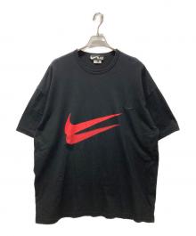 NIKE×BLACK COMME des GARCONS（ナイキ×ブラックコムデギャルソン）の古着「オーバーサイズTシャツ」｜ブラック