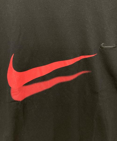 NIKE（ナイキ）NIKE (ナイキ) BLACK COMME des GARCONS (ブラックコムデギャルソン) オーバーサイズTシャツ ブラック サイズ:Lの古着・服飾アイテム