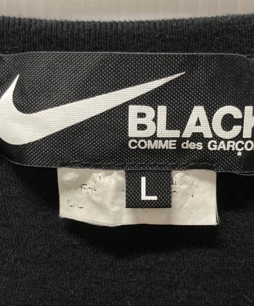 NIKE（ナイキ）NIKE (ナイキ) BLACK COMME des GARCONS (ブラックコムデギャルソン) オーバーサイズTシャツ ブラック サイズ:Lの古着・服飾アイテム